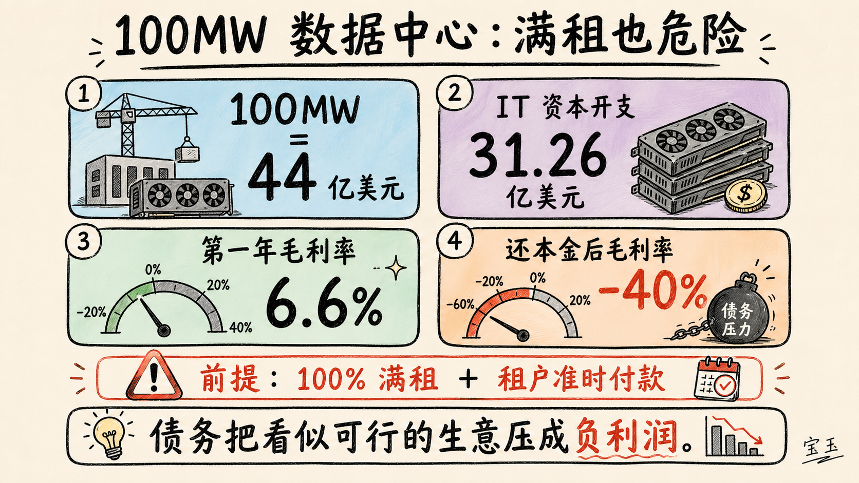 100MW 数据中心账