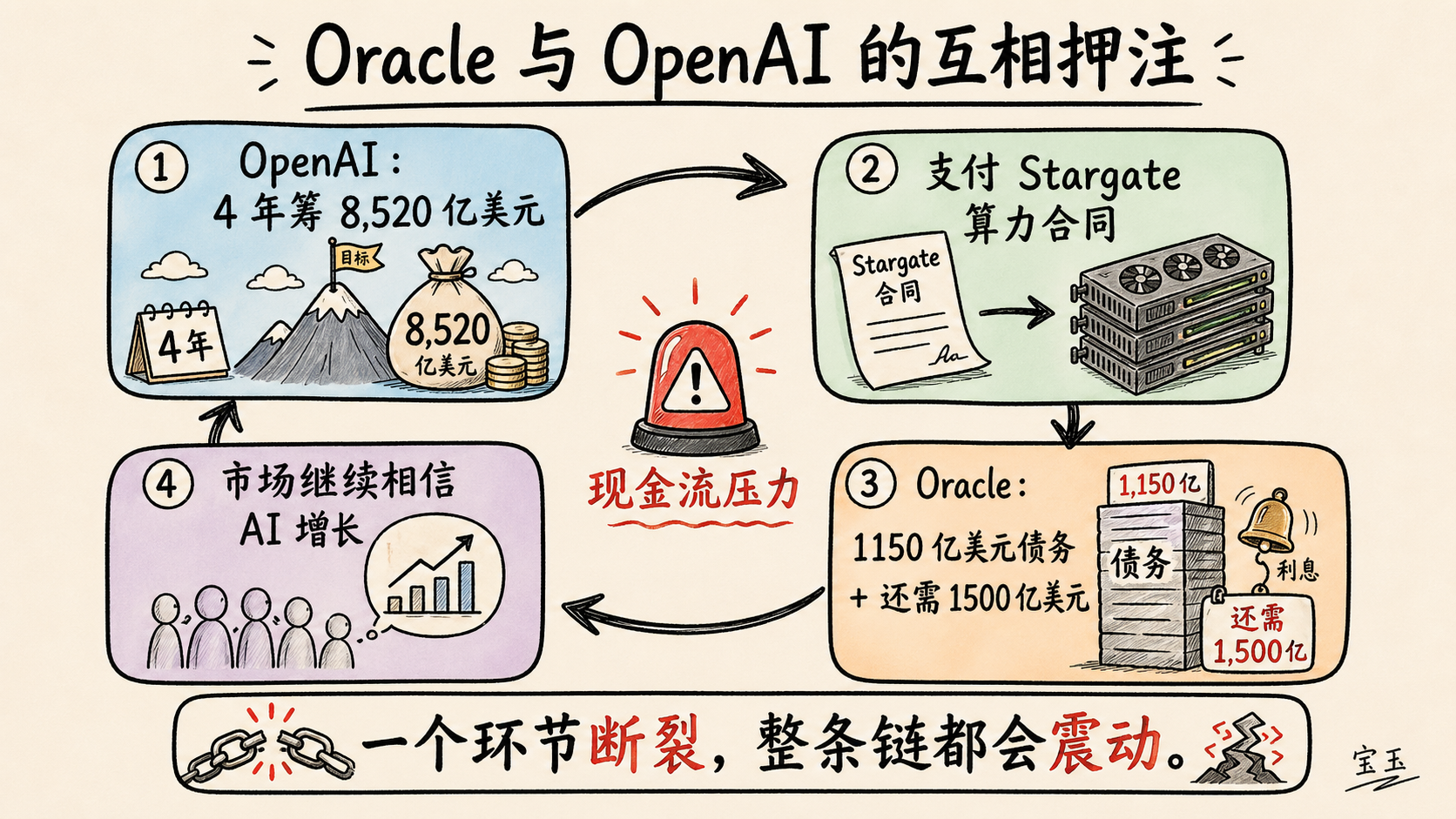 Oracle 与 OpenAI 互押循环