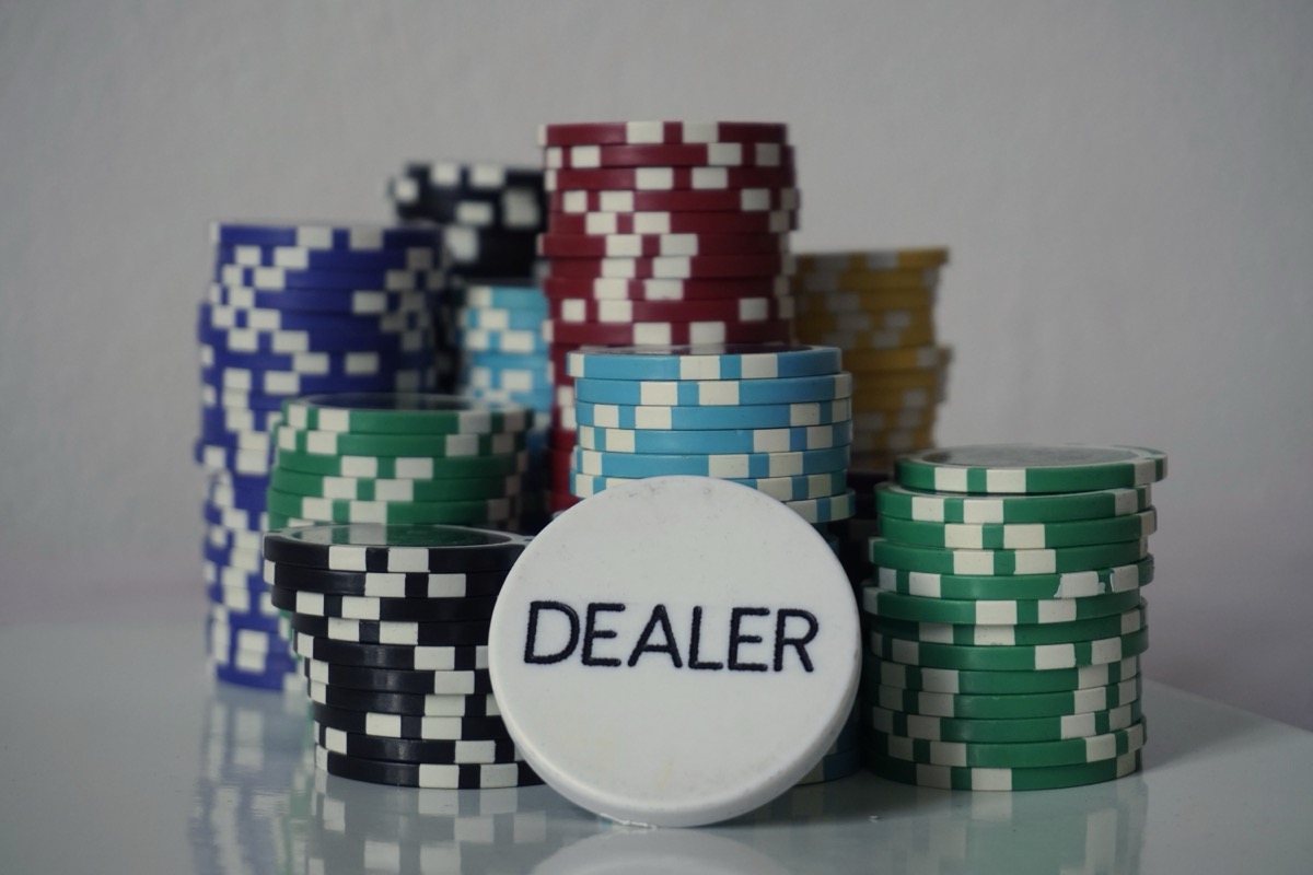 德州扑克筹码示意